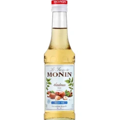 Haselnuss zuckerreduziert (light) - Monin Sirup Kleinflasche (0,25l)