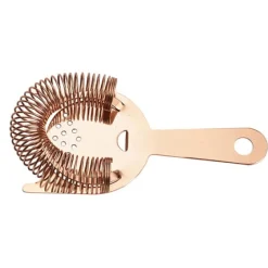 Hawthorne Strainer, Edelstahl kupferfarben - 2 Zinken