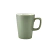Henkelbecher Porzellan matt salbeigrün – 340 ml (6 Stk.)