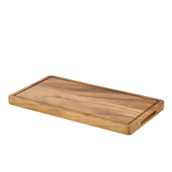 Holzbrett / Servierbrett Akazienholz - 32,5x17,5x2cm (GN 1/3)