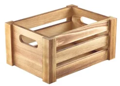 Holzkiste, hell - 22,8x16,5x11cm