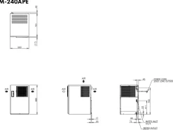 Hoshizaki IM-240APE - Standard Würfel (28 x 28 x 32mm) 185kg