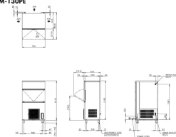 Hoshizaki IM-130PE - Standard Würfel (28 x 28 x 32mm) 116kg