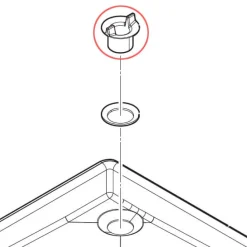Hoshizaki Schraube für Ablaufwanne