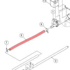 Hoshizaki Silikon-Schlauch für IM-240NE / IM-240WNE