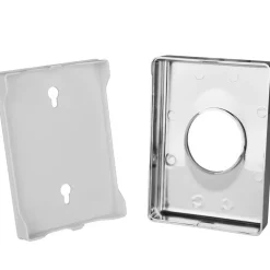 Hygienebeutelspender für PE-Beutel, 95x135x28mm - chromfarben