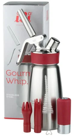 iSi Sahnebereiter "Gourmet Whip PLUS", Edelstahl - 0,25l