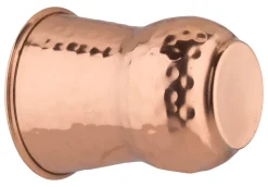 Julepbecher Marokko, gehämmerter Edelstahl, kupferfarben- 400ml