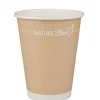 Kaffeebecher Papier, braun - 300ml, 9cm (50 Stk.)