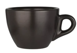 Kaffeetasse Barista, Porzellan schwarz - 160ml (6 Stk.)