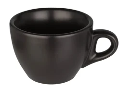 Kaffeetasse Barista, Porzellan schwarz - 160ml (6 Stk.)