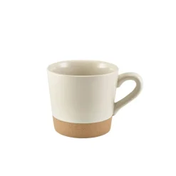 Kaffeetasse Kava Steingut weiß – 340 ml (6 Stk.)