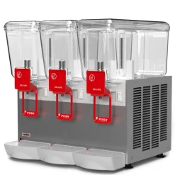 Kaltgetränkedispenser Arctic Deluxe 12/3 AA - 3 x 12 Liter, Rührflügelsystem