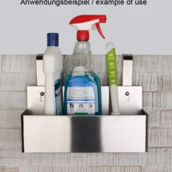 Küchenorganizer Set mit Haken und Abtropfmatte