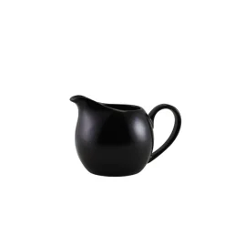 Kännchen Porzellan matt schwarz – 140 ml (6 Stk.)