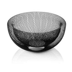 Korb / Obstkorb, Metall schwarz - 29,5cm