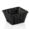 Korb Polypropylen, 17,5x16x10cm (GN 1/6) - schwarz