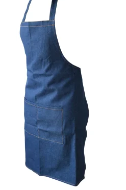 Latzschürze, Jeans, 90x70cm - dunkelblau