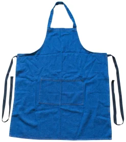 Latzschürze, Jeans, 90x70cm - washed (hell)