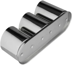 Löffel- und Trinkhalmbecher, Edelstahl - 3 Becher