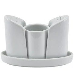 Menagen-Set aus Porzellan, 4-teilig - 13x9cm (6 Stk.)