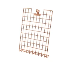 Menühalter A4, Draht - kupferfarben (32x24cm)