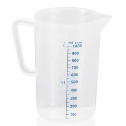 Messbecher mit 100ml Skalierung, Polypropylen - 1 Liter