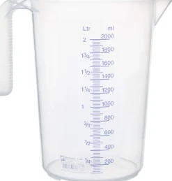 Messbecher stapelbar, PP - Skalierung bis 2000ml
