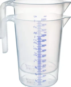 Messbecher stapelbar, PP - Skalierung bis 2000ml