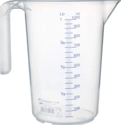 Messbecher stapelbar, PP - Skalierung bis 1000ml