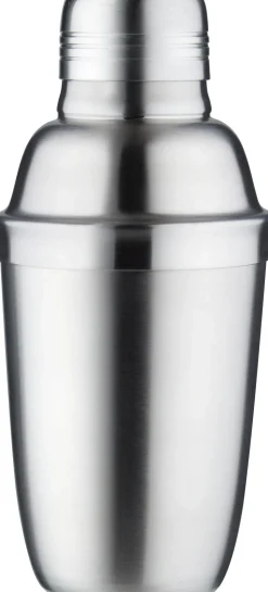 Mini Cocktail Shaker, dreiteilig, Edelstahl, 300ml