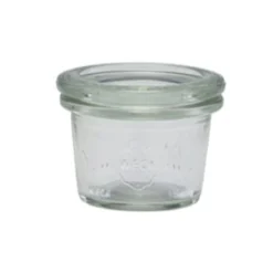 Mini WECK-Glas mit Deckel - 35ml / 4,5x3,5cm (24 Stk.)