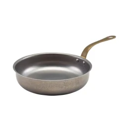 Mini-Pfanne, Edelstahl vintage - 18 x 4,25 cm (6 Stk.)