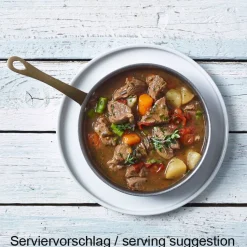 Mini-Pfanne, Edelstahl vintage - 18 x 4,25 cm (6 Stk.)