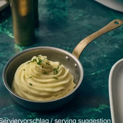 Mini-Pfanne, Edelstahl vintage - 13,5 x 3,75 cm (6 Stk.)