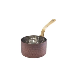 Mini-Saucentopf, Edelstahl antik-kupferfarben - 9 x 5,25 cm (6 Stk.)