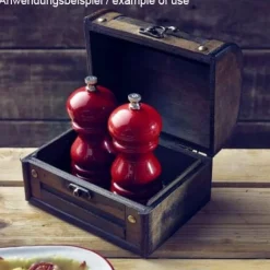 Mini-Schatzkiste, Holz - 11x15,8x11,4cm