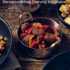 Mini-Topf, Edelstahl gehämmert - 12 x 3,5 cm (12 Stk.)