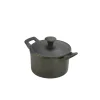 Mini-Topf mit Deckel, Gusseisen - 400ml (6 Stk.)