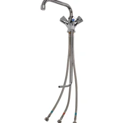 Mischbatterie warm/kalt 1 Becken, Bruse - Niederdruck