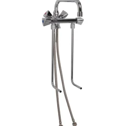 Mischbatterie warm/kalt 2 Becken, Bruse - Hochdruck