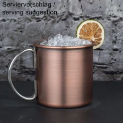 Moscow Mule Becher, Antik-Kupfer-Look - 450ml