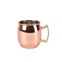 Moscow Mule Becher Edelstahl kupferfarben - 400ml