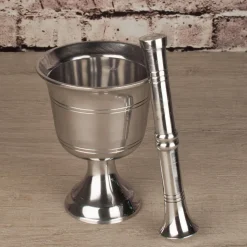 Mörser und Stößel, Metall - B-Ware