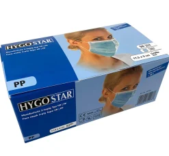 Mundschutz / OP-Maske, 3-lagig, Typ IIR (98%), PP - blau (50 Stk.)