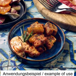 Niedriger Präsentationsteller Terra Aqua Blue – 14 cm (12 Stk.)