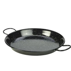 Paella-Pfanne, Emaille schwarz - 30cm (6 Stk.)