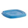 PE-Deckel blau Lys Carré, Duralex - 11,2x11,2cm (1 Stk.)