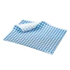 Pergamentpapier / Fettdichtes Papier, Karomuster blau - 25x20cm (1000 Stk.)