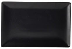 Platte Luna Stoneware, schwarz - 30x20cm (6 Stk.)